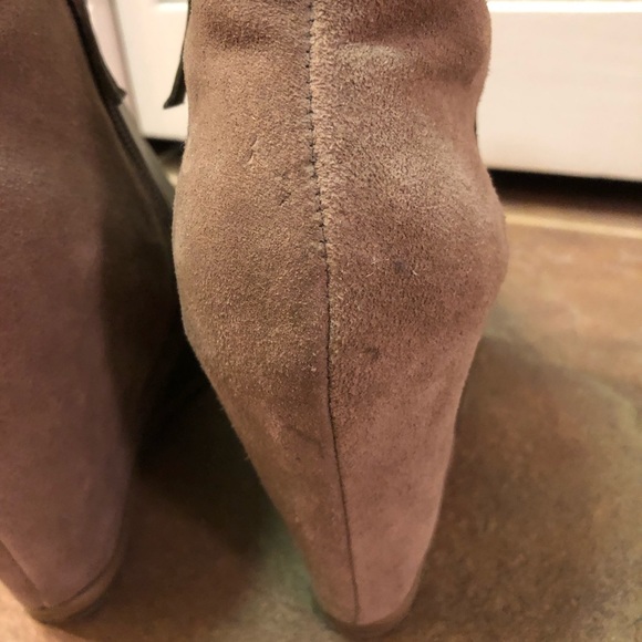 Dolce Vita Leather & Suede platform ankle boots - Picture 5 of 8